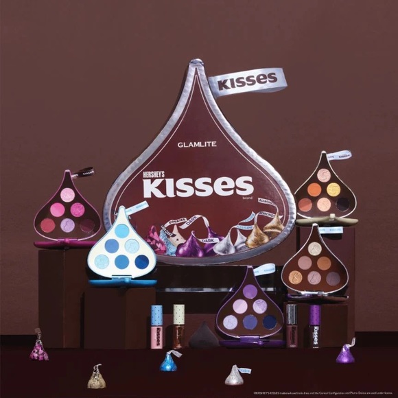 Glamlite Makeup Hersheys Kisses X Glamlite Eyeshadow Palette Collection Pr Box Poshmark